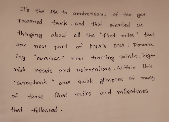 write your notes in neat handwriting