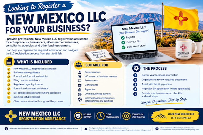 help you register a new mexico llc for your business