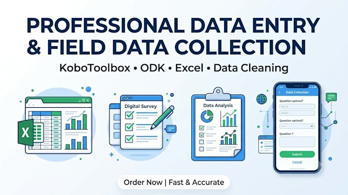 do accurate data entry, data collection and verification