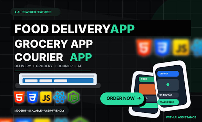 develop android ios restaurant app, food delivery app, booking app flutter app