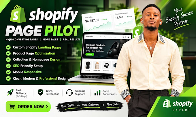 build a high converting shopify page pilot store