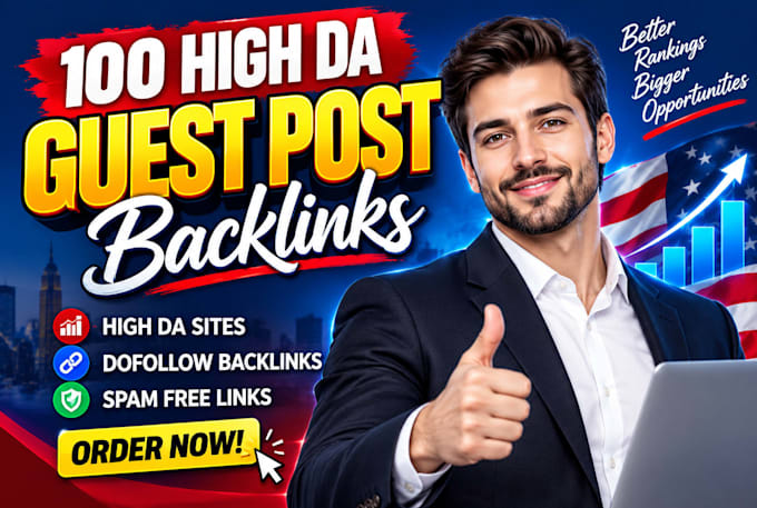 build high da guest post backlinks with best SEO guest post services
