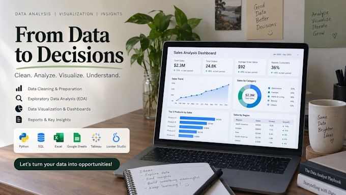 analyse, visualise and transform your data into actionable insights
