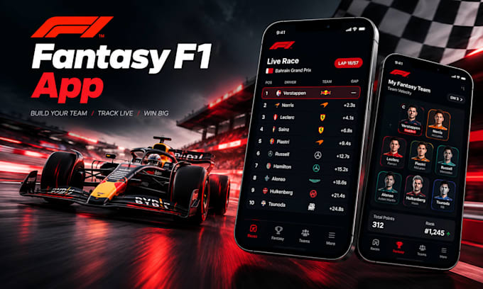 build a custom fantasy formula one sports app