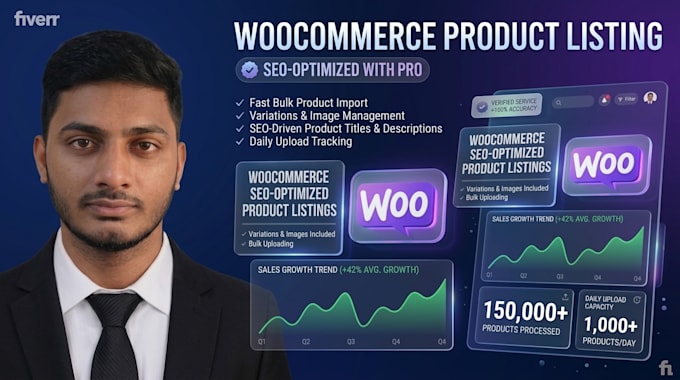 bulk upload and SEO optimize woocommerce products