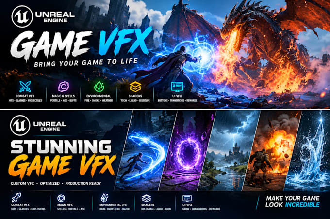 create ue5 vfx, particle effects, vfx graph and shader graph for your game