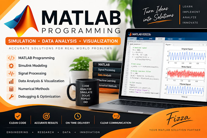 develop matlab programs simulations and data analysis