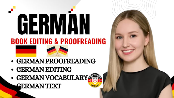 precisely edit and proofread your german manuscript for a polished result