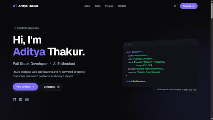 build a modern responsive nextjs website