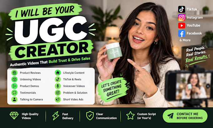 be your ugc video creator for your brand