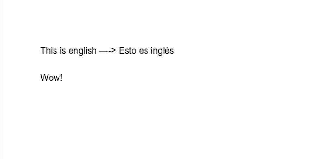 translate any text in an efficient manner with no ai usage whatsoever