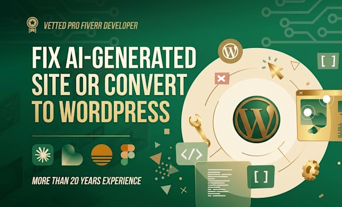 ai website to wordpress, replit lovable base44  migration to wordpress website
