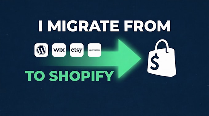 migrate wordpress or wix store to shopify without data loss
