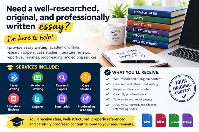 do well researched essay writing as an essay writer