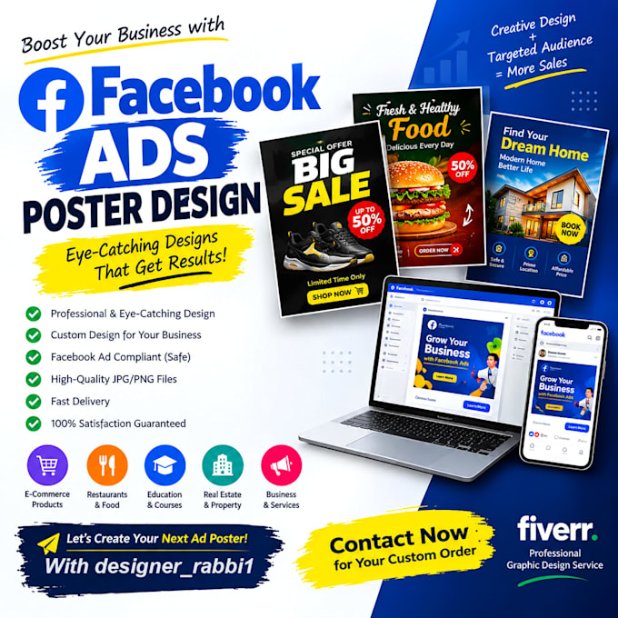 design poster for facebook meta ads