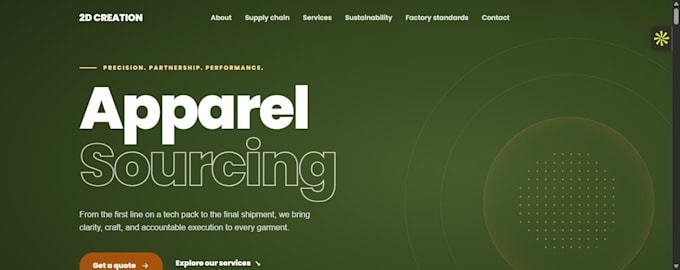 design and build a single page business website