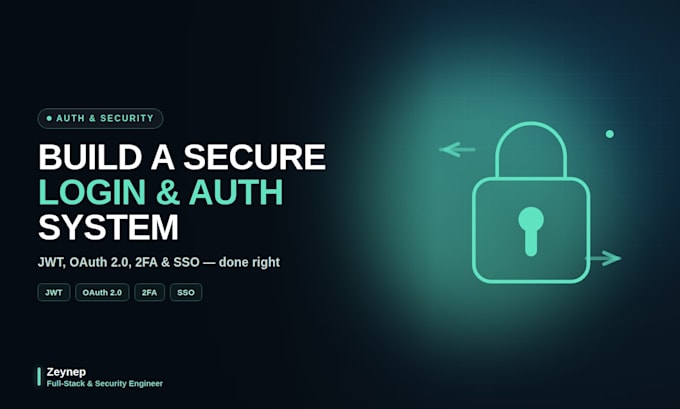 build a secure web app with login and user authentication