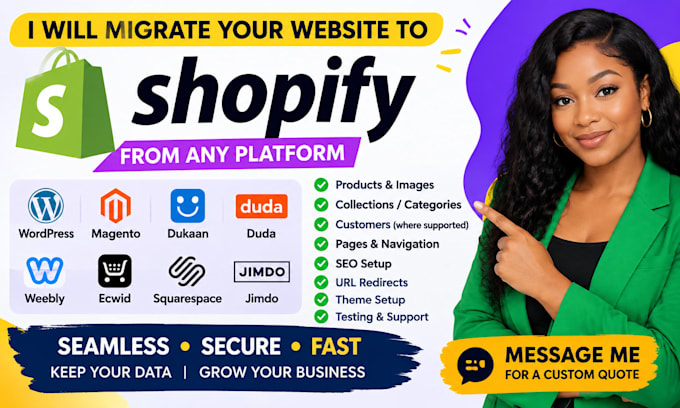 migrate wordpress magento dukaan duda weebly ecwid squarespace jimbo to shopify