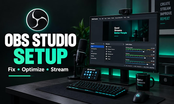 setup fix and optimize obs studio for smooth live streaming