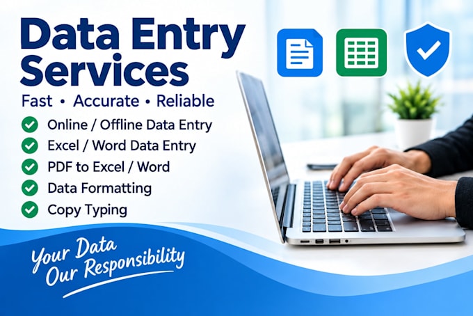do accurate english, hindi, marathi typing and data entry