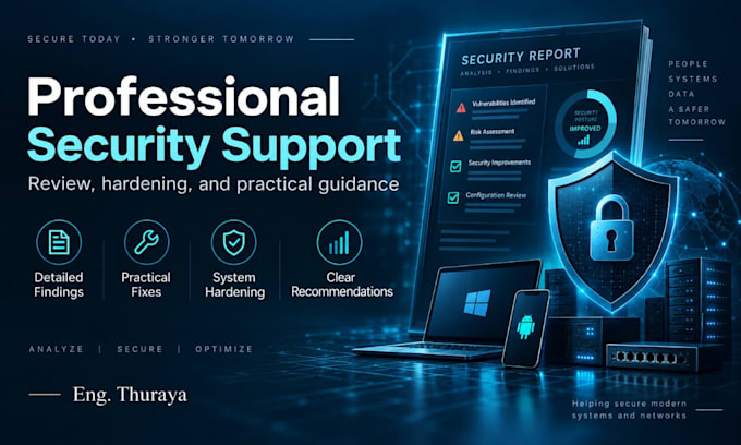 secure windows android servers and network devices
