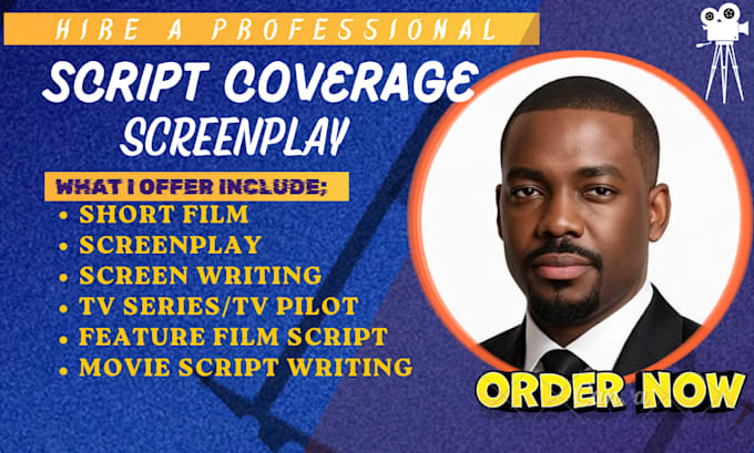 provide script coverage, analysis, feedback, review on your screenplay or script