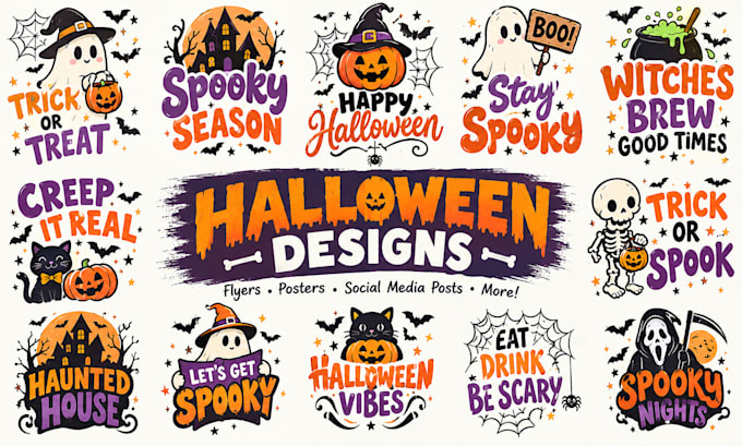 create halloween svg cut file bundle for etsy cricut and pod