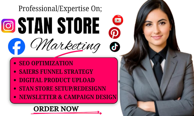 setup stan store, stan store marketing, payhip website,stan store, beacons, etsy