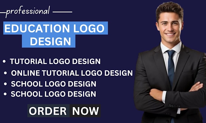 design education logo for school academy and tutoring center