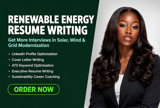write renewable energy engineer resume for solar wind jobs