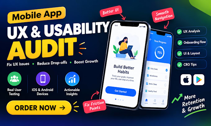do a comprehensive mobile app ux audit and user testing video