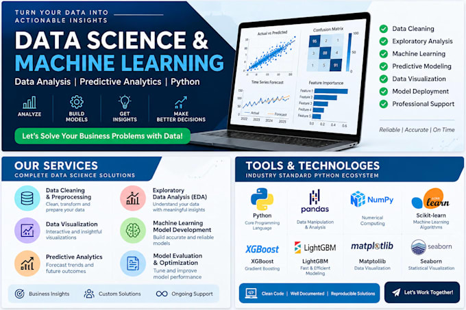 do data science, machine learning and predictive analytics using python