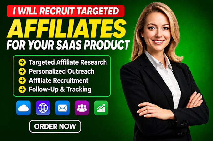 recruit targeted affiliates for your saas product