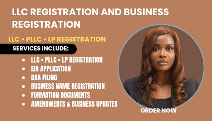 do US llc, pllc, lp registration with ein number and dba filing