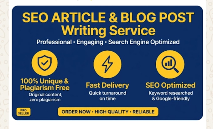 write article and blog post