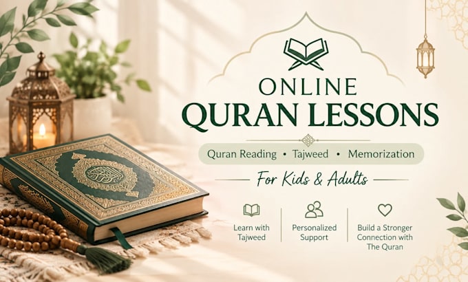 teach you quran reading memorization and tajweed online