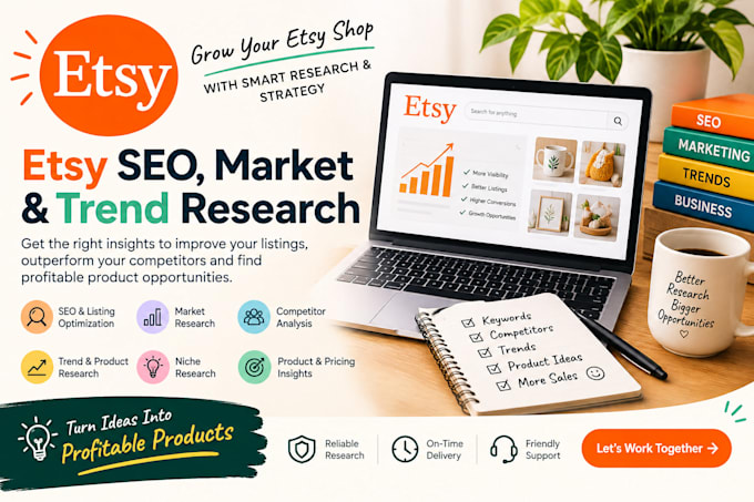 optimize your etsy listing for SEO, keywords and conversions