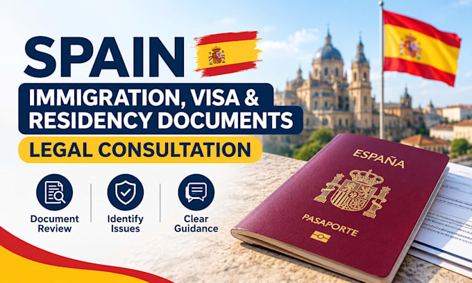 review your spain immigration visa and residency documents