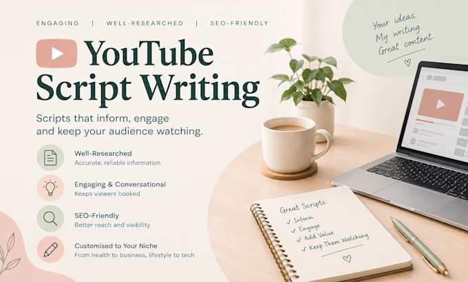 write script for your youtube video