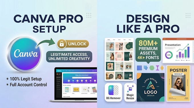 help you set up canva pro and unlock premium features