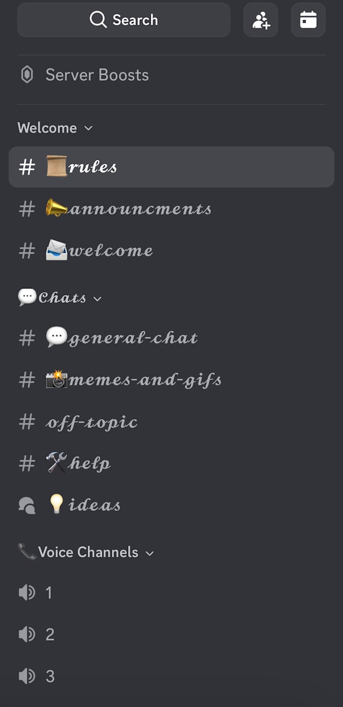 design discord or make servers