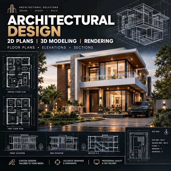 create professional architectural plans floor plans