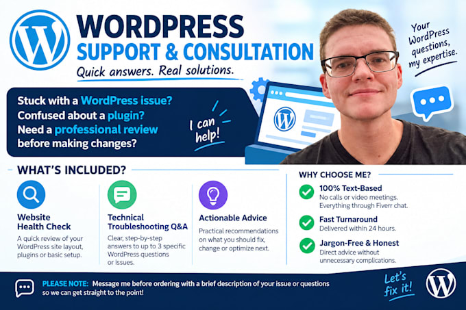 perform a complete wordpress health check and audit