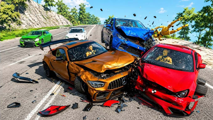 do 3d car crash animation accident reconstruction cgi forensic animation video