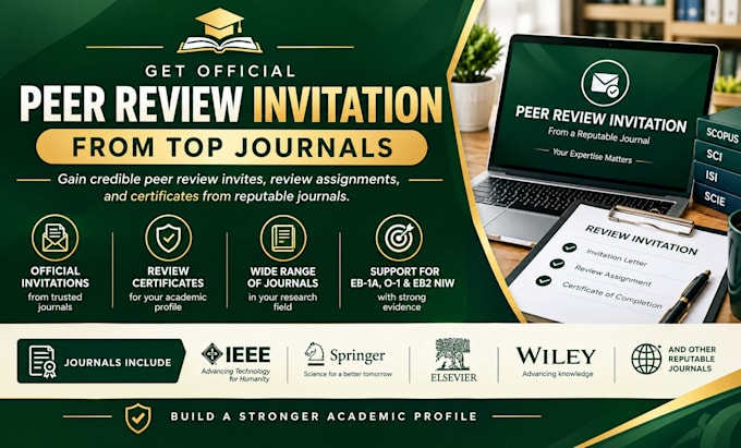 get peer review invites from top journals
