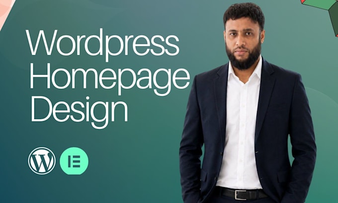 design a professional responsive wordpress home page