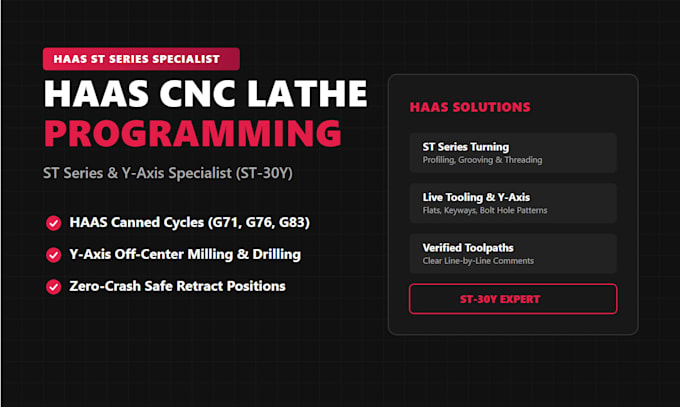 write manual g code for haas cnc lathes with y axis and c axis