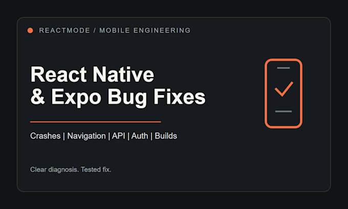 bugs in your react native or expo mobile app