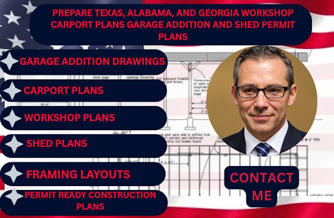 do structural framing plans and deck permit drawings for alabama and georgia
