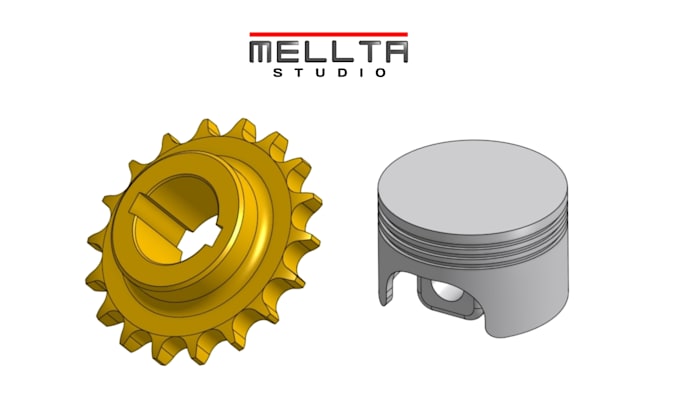 design professional 3d mechanical parts in cad